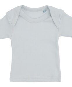 Hvid baby t-shirt størrelse 6-12 måneder