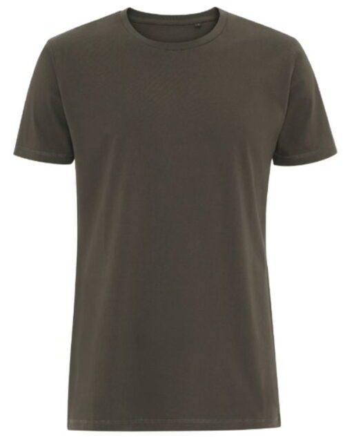Grøn t-shirt til mænd, kortærmet