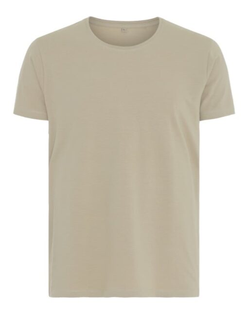 Beige t-shirt set forfra