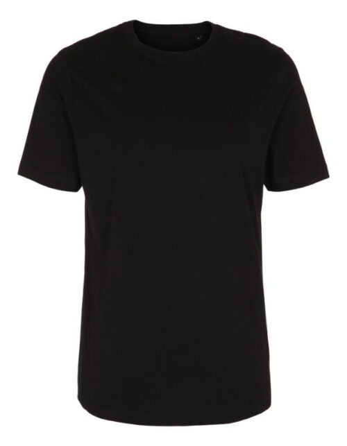 Sort T-shirt foran