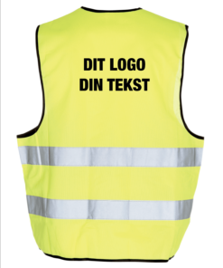 Refleksvest med tryk