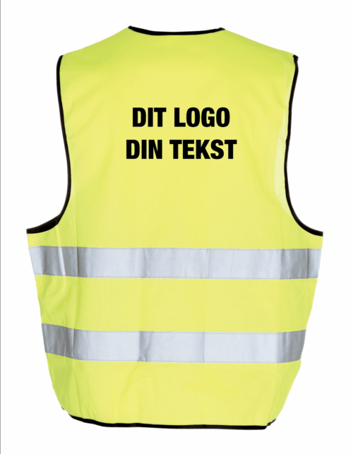Refleksvest med tryk