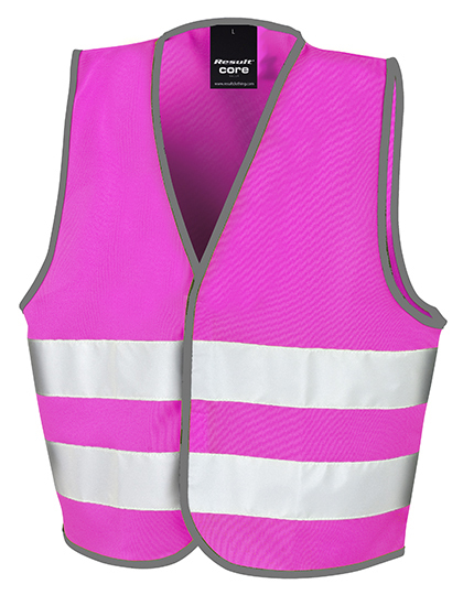 refleksvest til børn_pink