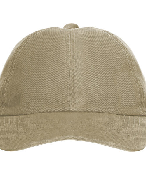 Beige baseballkasket foran