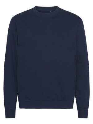 Mørkeblå sweatshirt med lange ærmer