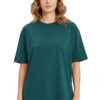 Grøn oversized t-shirt til kvinder