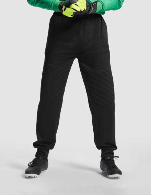 Sort målmandsbukser med knæbeskyttelse