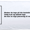 Tilpas hasledisse med eget logo venstre side.