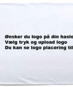 Tilpas hasledisse med eget logo venstre side.