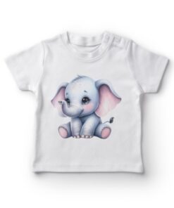 Sød elefant baby T-shirt design