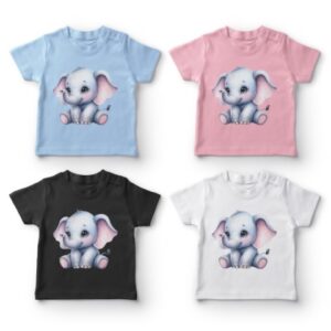 Lille Nuser - T-shirts med elefant