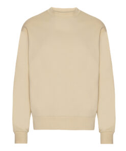 Beige sweater til mænd i bomuld