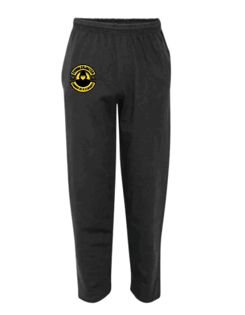 Sort joggingbukser med logo
