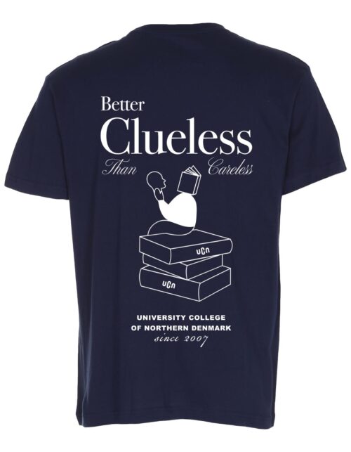 UCN t-shirt med tekst og illustration