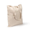 Beige stofpose med lange stropper