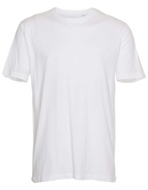 Hvid t-shirt i bomuld