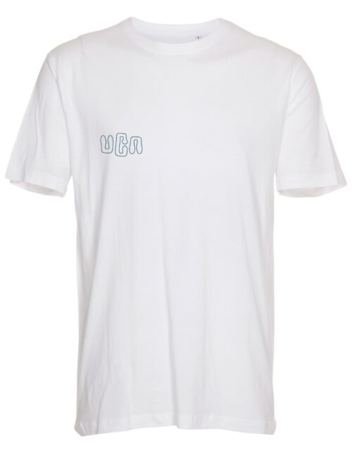 Hvid T-shirt med UCN-logo