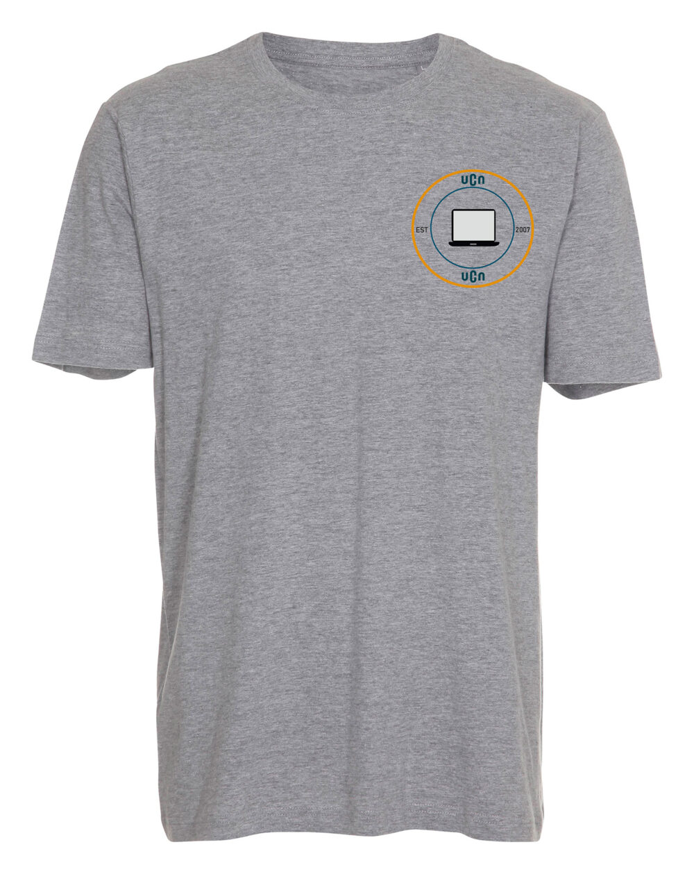 Grå T-shirt med computerlogo