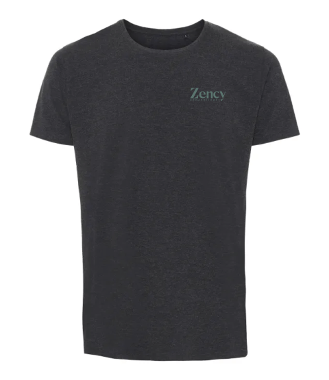 Sort Zency T-shirt med lille logo foran