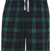 Navy-Green Check