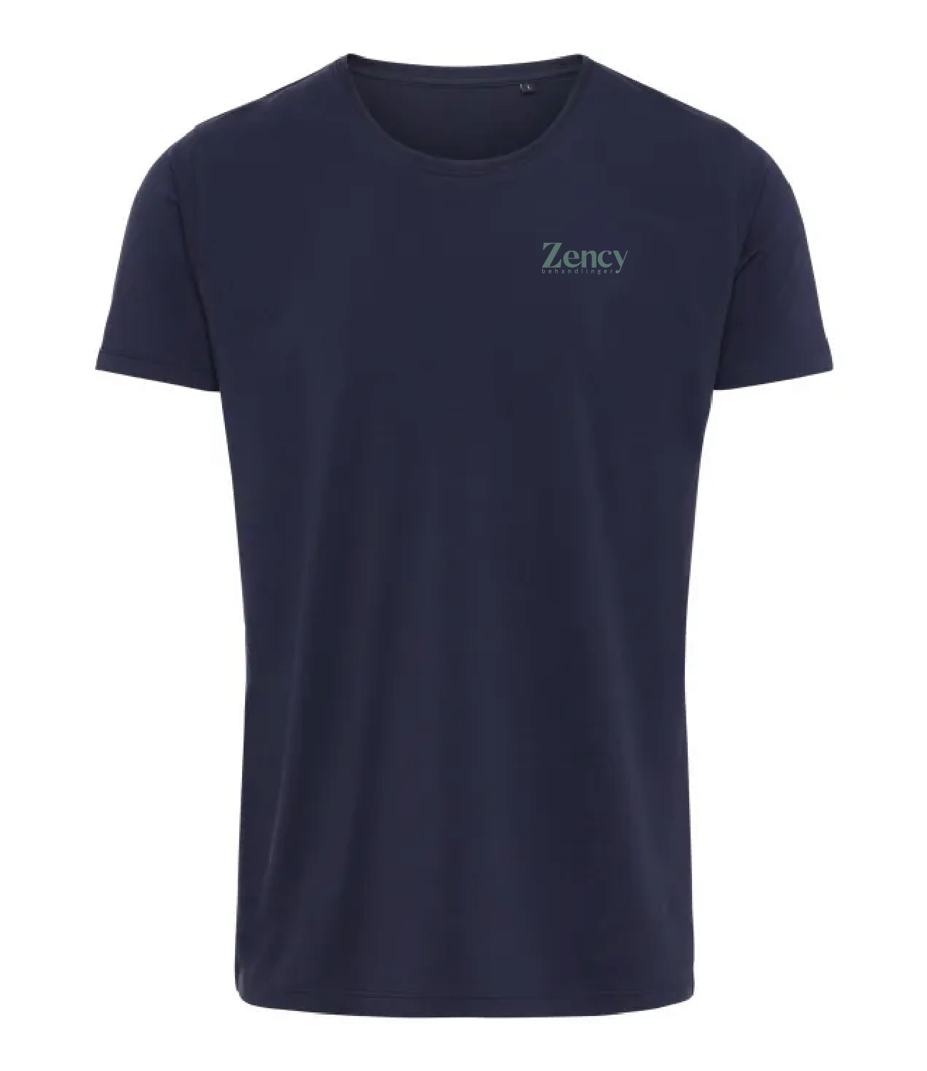 Mørkeblå T-shirt med Zency logo