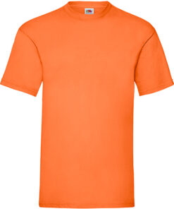 Orange kortærmet t-shirt til mænd