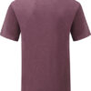 Bagpå lilla kortærmet t-shirt