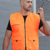 padded multifunctional work vest kiel co² neutral kx166