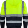 hi vis workwear hooded sweat jacket galway kx422