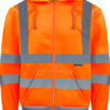 hi vis workwear hooded sweat jacket galway kx422