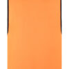 Orange sikkerhedsvest set bagfra