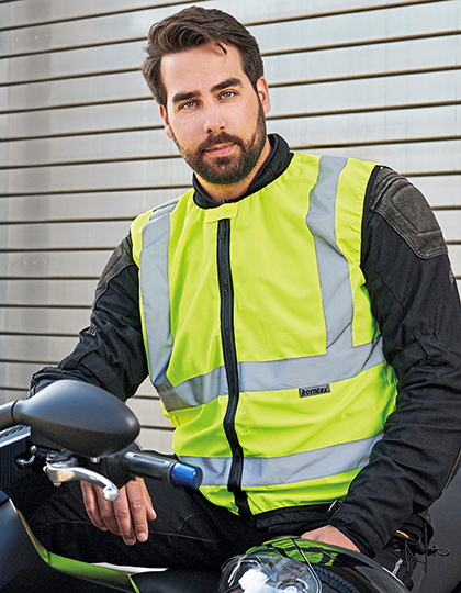 hi vis biker safety vest schleiz kx511