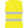 Gul refleksvest set bagfra