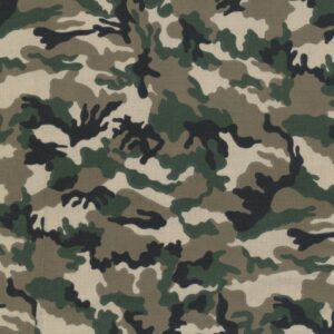 Grønt og brunt camouflage mønster