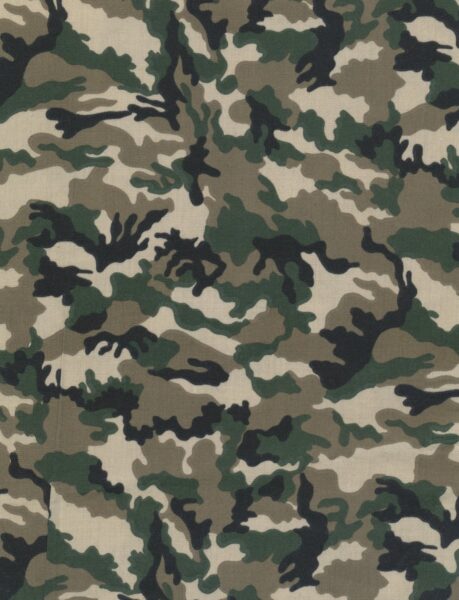 Grønt og brunt camouflage mønster