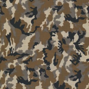Brunt og sort camouflage mønster
