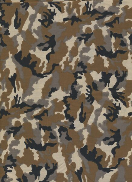Brunt og sort camouflage mønster