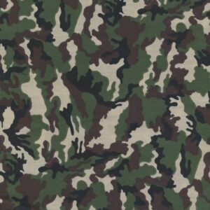 Grønt og brunt camouflage mønster