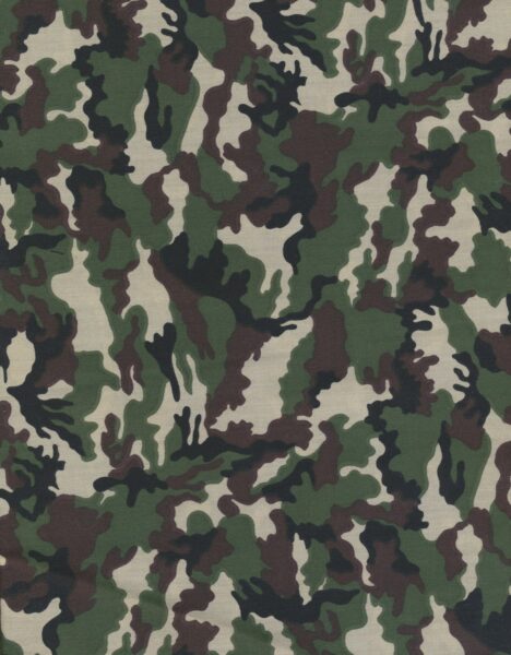Grønt og brunt camouflage mønster