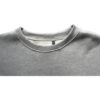 Grå sweatshirt med rund halsudskæring