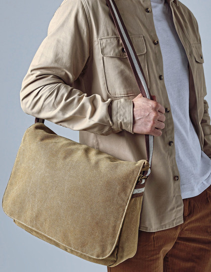 vintage canvas despatch bag – quadra qd610